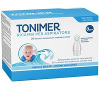 RICAMBI ASPIRATORE NASALE TONIMER 20 PEZZI