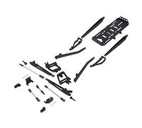 Ricambi Assale RC Per Axial Per SCX10 90046 90047 1/10 RC Auto Kit Di Conversione Sospensioni In Alluminio Pre-runner A Doppia Trave A I 2WD(Black)
