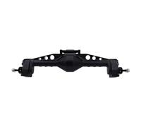 Ricambi Assale RC Per Axial Per SCX10 III AXI03007 1/10 RC Crawler Truck Aggiornamento Alluminio Portale Assale Anteriore E Posteriore Supporti Collegamento Superiore Regolabili(Black,Rear axle)