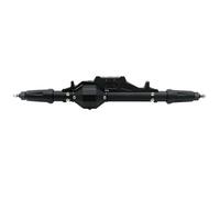Ricambi Assale RC Per Axial Per Wraith 90018 RR10 Per Capra 1.9 Per UTB 1/10 RC Crawler Asse Anteriore Posteriore Completo In Alluminio CNC Con Tirante Supporto Servo(Black,Rear)