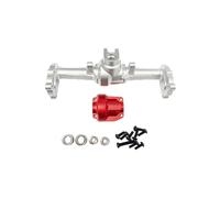 Ricambi Assale RC Per Hobbyplus CR18P Per Rock Van 1/18 RC Car Parti Aggiornamento Alloggiamento Dell'asse Anteriore Posteriore Lega Di Alluminio Accessori Aggiornamento(Silver,Rear)