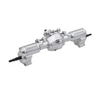 Ricambi Assale RC Per Redcat Per Ascent-18 1/18 RC Crawler Parti Di Aggiornamento Assale Portale Anteriore E Posteriore In Alluminio Set Completo Di Assali Con Supporto Servo(Silver,Rear)