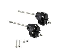 Ricambi Assale RC Per SCX10 90046 90047 Assale Anteriore Posteriore Con Per Passo 313 Mm Componenti Dello Sterzo Trasmissione Inversa Metallo Struttura Arrampicata