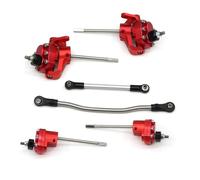 Ricambi Assale RC Per SCX10 90046 90047 Assale Anteriore Posteriore Con Per Passo 313 Mm Componenti Dello Sterzo Trasmissione Inversa Metallo Struttura Arrampicata
