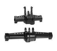 Ricambi Assale RC Per Traxxas Per TRX4-M K10 1/18 RC Crawler Parti Di Aggiornamento Accessori Alloggiamento Dell'asse Anteriore Posteriore In Alluminio Con Copertura Dell'asse(Black)