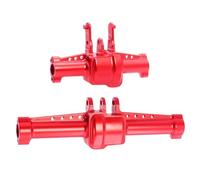 Ricambi Assale RC Per Traxxas Per TRX4-M K10 1/18 RC Crawler Parti Di Aggiornamento Accessori Alloggiamento Dell'asse Anteriore Posteriore In Alluminio CNC Con Copertura Dell'asse(Red)