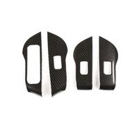 ricambi auto Adesivo Per La Copertura Del Telaio Di Controllo Del Pulsante Dell'interruttore Del Finestrino Della Portiera Dell'auto Per Benz GLE Classe 2020 LHD(Carbon Fiber Texture)