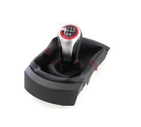 Ricambi Auto Compatibile Con Seat Per Ibiza 2002 2003 2004 2005 2006 2007 2008 2009 2010 Pomello Del Cambio A 5/6 Velocità Con Cuffia Copri-cuffia(5 Speed)