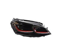 Ricambi auto compatibili con i fari VW Golk7 Golf 7 MK7 2013-2016, luci diurne a LED con doppio proiettore, accessori per auto modificati.(Red,LHD)