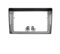 Ricambi auto Mascherina Autoradio 2 DIN Con Lettore Stereo, Cornice Cruscotto Da 9 Pollici Per PEUGEOT 407 2004 2005 2006 2007 2008(Silver frame)