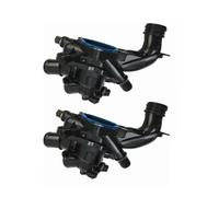 Ricambi Auto per Citroen DS3 C3 9808646980 2 Pezzi Tubo termostato Sistema di Raffreddamento Flangia Acqua V764558080