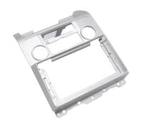 Ricambi auto Per Ford Per Escape 2007-2012, Mascherina Autoradio 2 DIN Da 9 Pollici, Stereo, Audio, Lettore DVD, Cornice Cruscotto(Argento)