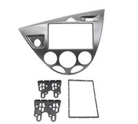Ricambi auto Per FORD Per Focus Mk1 Per Fiesta 1998-2006, Guida A Sinistra, 2 DIN, 7 Pollici, Cornice Per Console Centrale, Pannello Di Rivestimento(Silver Gey)