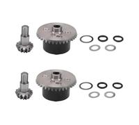 Ricambi Auto RC Per Arrma Per Kraton Per Senton Big Per Rock Per Granite Per Outcast 4X4 1/10 2 Set X Ingranaggi In Metallo Per Scatola Differenziale 37T Ingresso 13T Parti