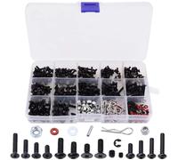 Ricambi Auto RC Per HSP Per Traxxas Per SCX10 Per HPI Kit Di Viti RC Da 500 Pezzi Strumento Di Riparazione M3 M4 Fibbia A Conchiglia Dadi Viti Esagonali Tappi Parti Di RC