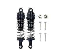 Ricambi Auto RC Per Wltoys 144001 1316 1/14 RC Car Ammortizzatore Metallo Riempito Dolio Anteriore Posteriore Per Parti Camion Per Corsa Breve Pista Universale(Black)