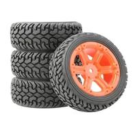 Ricambi Auto RC Per WLtoys 144010 144001 124017 1/10 1/14 75mm Aggiornamento Pneumatici Grandi Fuoristrada RC Auto Accessori Di Ricambio Ruote Allargatrici(Red)