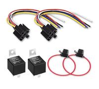 Ricambi auto Relè SPDT Per Autoveicoli A 5 Pin 30/40 A 12 V Con Zoccoli Per Relè Di Interblocco E Portafusibili ATC In Linea