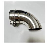 Ricambi Auto Soppressore Del Tubo Di Scarico Raccordo A Gomito Di Uscita Dello Scarico In Acciaio Inossidabile Terminale Scarico Auto(54mm)