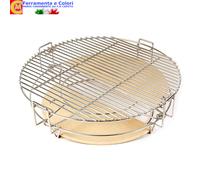 Ricambi Barbecue KAMADO Griglia Telo Di Copertura Deflettore BBQ Sistema Diviso