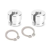 Ricambi Bushing Acceleratore in Alluminio, 2 Pezzi con Anelli di Sicurezza per E28 E39 E36 M20 M30 M50 S14 M60 - Installazione Facile, Alta Durata, Ripristino Risposta Accelerato