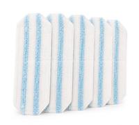 Ricambi Compatibili con Vileda H2Pro - Set 5 Panni in Microfibra per Mocio Lavapavimenti, Alta Assorbenza, Effetto Scrub, Lavabili e Riutilizzabili, Attacco Resistente, Sacchetto Lavatrice Incluso