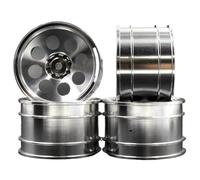 Ricambi Crawler RC 8Razze Cerchio Set In Alluminio Per Le Corse Per Kyosho Per Optima Per Mid Javelin Ultima Wl-0171gd Wl-0171sv 1/10 RC Auto Aggiornamenti Parti(Silver)