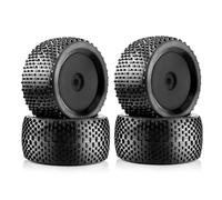 Ricambi Crawler RC Per Arrma Per Traxxas Per Redcat Per Losi Per Kyosho VRX Per HPI WR8 Per HSP Per Hobao 1/8 RC Parti Automobili Off Road 140mm Ruote Pneumatico 17mm Hex(Black)
