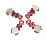 Ricambi Crawler RC Per Axial Per SCX10 D90 Per HSP 1/10 RC Auto Aggiornamenti Parti Componenti Sostituzioni Stealth Invisibile Corpo Borsette Kit Montaggio(Red)