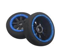 Ricambi Crawler RC Per Hpi Per Rovan Per Rofun Per Km Per Baja 5b Ss 1/5 RC Auto Aggiornamenti Parti Anteriore Posteriore Su Per Strada Set Pneumatici Calvi(Blue,Front)