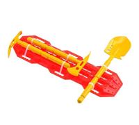 Ricambi Crawler RC Per LJF 1/8-1/10 RC Auto Aggiornamenti Parti Accessori Pala Ascia Piccone La Per Fuga Bordo Decorazione Esterna(Red yellow)