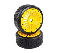 Ricambi Crawler RC Per Rovan F5 Mcd XS-5 RR5 1/5 RC Auto Aggiornamenti Parti Su Pneumatici Da Per Strada E Mozzo Ruota In Nylon 2Pc(Yellow)