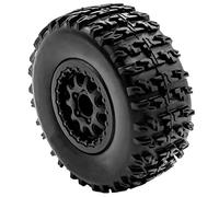 Ricambi Crawler RC Per Slash Per Arrma Per Senton Per HuanQi 727 Per Vkar 10sc Per HPI 1/10 RC Parti Automobili 4 Pezzi 112mm Pneumatici Camion Ruote Con 12mm Hex(SizeA)