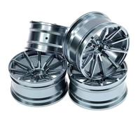 Ricambi Crawler RC Per Tamiya Per Kyosho Per HSP Per HPI Per Sakura Per Traxxas Per RedCat 1/10 RC Auto Aggiornamenti Parti 4pcs 52 Millimetri Ruota Metallo Rim Mozzi TE37(Titanium,Size2)