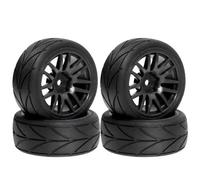 Ricambi Crawler RC Per Traxxas Per HSP Per Tamiya Per HPI Per Kyosho 1/10 RC Parti Automobili Accessori Modifiche Universale In Gomma Drift Ruote E Pneumatici(Black)