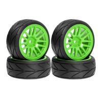 Ricambi Crawler RC Per Traxxas Per HSP Per Tamiya Per HPI Per Kyosho 1/10 RC Parti Automobili Accessori Modifiche Universale In Gomma Drift Ruote E Pneumatici(Green)