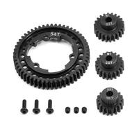 Ricambi Crawler RC Per Traxxas Per X-Maxx Per E-Revo 2.0 1/5 1/8 Parti Automobili RC Aggiornamenti Set Ingranaggi Cilindrici Cilindrici In Acciaio 46T-54T M1 18T-22T(54T)
