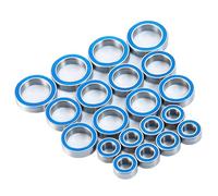 Ricambi Cuscinetti Rc Per Element RC Per Enduro Per Sendero 1/10 24 Pezzi Mozzo Ruota Asse Cuscinetto Sigillato In Gomma Blu Kit Parti Modello Auto Camion RC