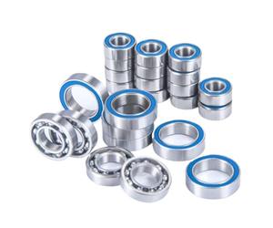 Ricambi Cuscinetti Rc Per Element RC Per Enduro Per Sendero 1/10 24 Pezzi Mozzo Ruota Asse Cuscinetto Sigillato In Gomma Blu Kit Parti Modello Auto Camion RC