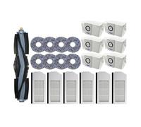 Ricambi For Aspirapolvere Robot, Compatibili Con Ecovacs, Compatibili Con Deebot, Spazzola Laterale In Gomma, Copertura, Filtro, Straccio For Mocio, Sacchetto For La Polvere(21pcs 1set)