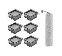 Ricambi For Aspirapolvere Wet & Dry, Spazzola A Rullo, Filtro Lavabile, Compatibile Con Dreame, H11S, H11 Pro, H12 MAX, H12S.(1+6pcs)