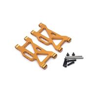 Ricambi for auto telecomandate, modifica e aggiornamento in metallo, braccio oscillante anteriore adatto for Weili 1/10 104001 104002(Yellow)