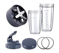 Ricambi For Frullatore, Compatibili Con I Frullatori NutriBullet 600W/900W/PRO - Lama Di Estrazione E Tazze Grandi Da 32 Once 24 XT