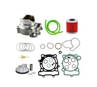 Ricambi for motore di moto, cilindro dell'aria da 77 mm, fasce elastiche, guarnizione, tubo flessibile e filtro olio/benzina for KXF250 2004-2008