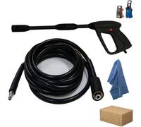 parpyon® Kit Accessori idropulitrice Annovi reverberi - Black Decker Pistola, Lancia, Tubo, Testina ugello per Idropulitrice AR Blue Clean con Attacco rapido per Tubo Acqua ricambi (KIT615TF)