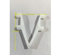 Ricambi Intex Piscina Prism Frame Rettangolare - 400 x 200 x 100 cm - (10) Clip a molla a doppio tasto