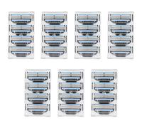 Ricambi lamette Mach 3 Turbo 28 pezzi, lama rasoio uomo, strisce lubrificanti...