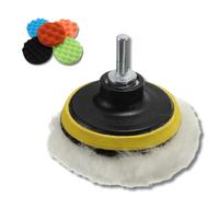 Ricambi Lucidatrice 6 Pezzi Diametro 8cm con Adattatore | Colori Assortiti