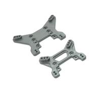 Ricambi Modelli RC Per WLtoys 104001 104002 1/10 RC Car Parts Metal Upgrade Modified Front And Rear Shock Mounts Modified Accessories(Dark Grey)
