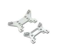 Ricambi Modelli RC Per WLtoys 104001 104002 1/10 RC Car Parts Metal Upgrade Modified Front And Rear Shock Mounts Modified Accessories(Silver)
